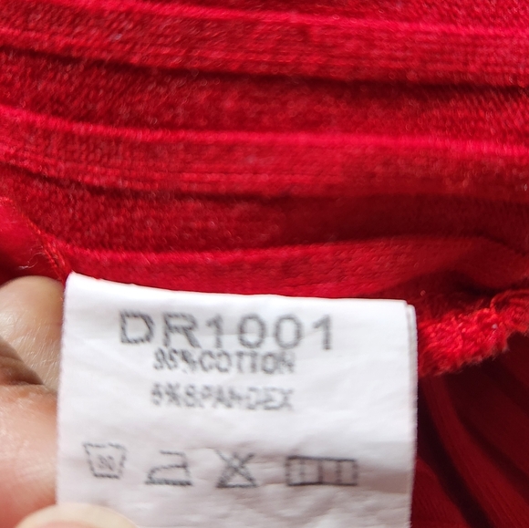 FASHION NOVA Red ruffle knitted dress - Picture 7 of 8